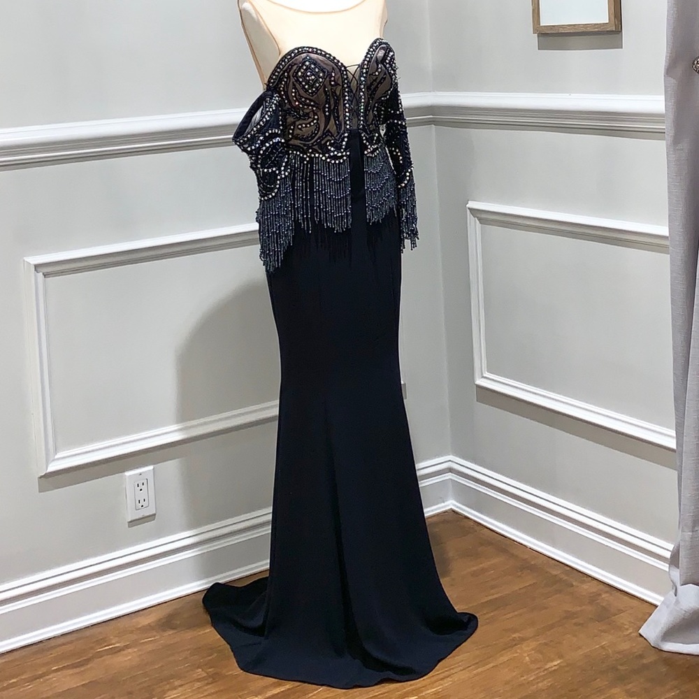Custom made evening gown